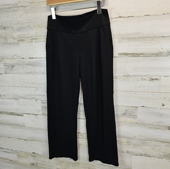 Saint & Sofia Black Viscose Pull On Comfort Pants Sz 6 Casual Everyday Wear - Picture 3 of 16